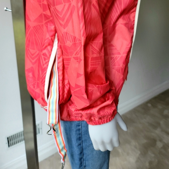 Billabong Geo Full Zip Hooded Windbreaker Size M - Picture 6 of 7